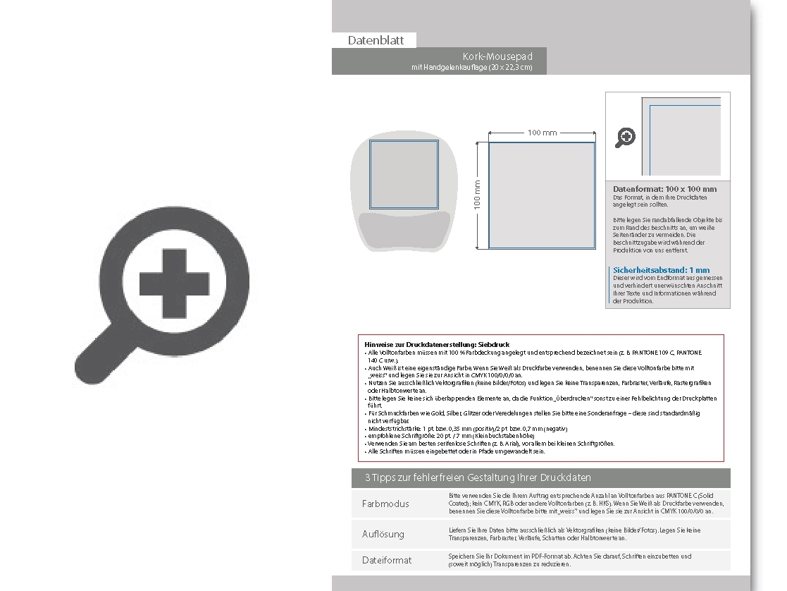 Product Bild kork-mousepad_mit_handgelenkauflage_(20_x_22_3_cm)